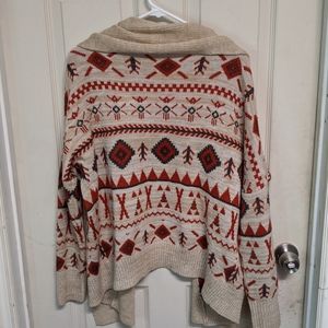Tan Aztec sweater